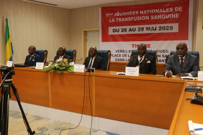 Lancement des premières journées de la transfusion sanguine à l’Assemblée nationale. © DR