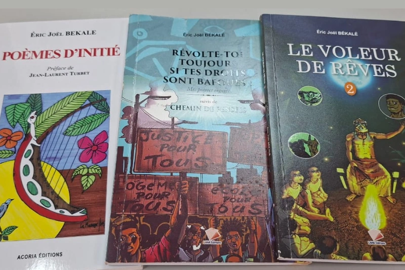 Littérature : coup triple pour Éric Joël Békalé