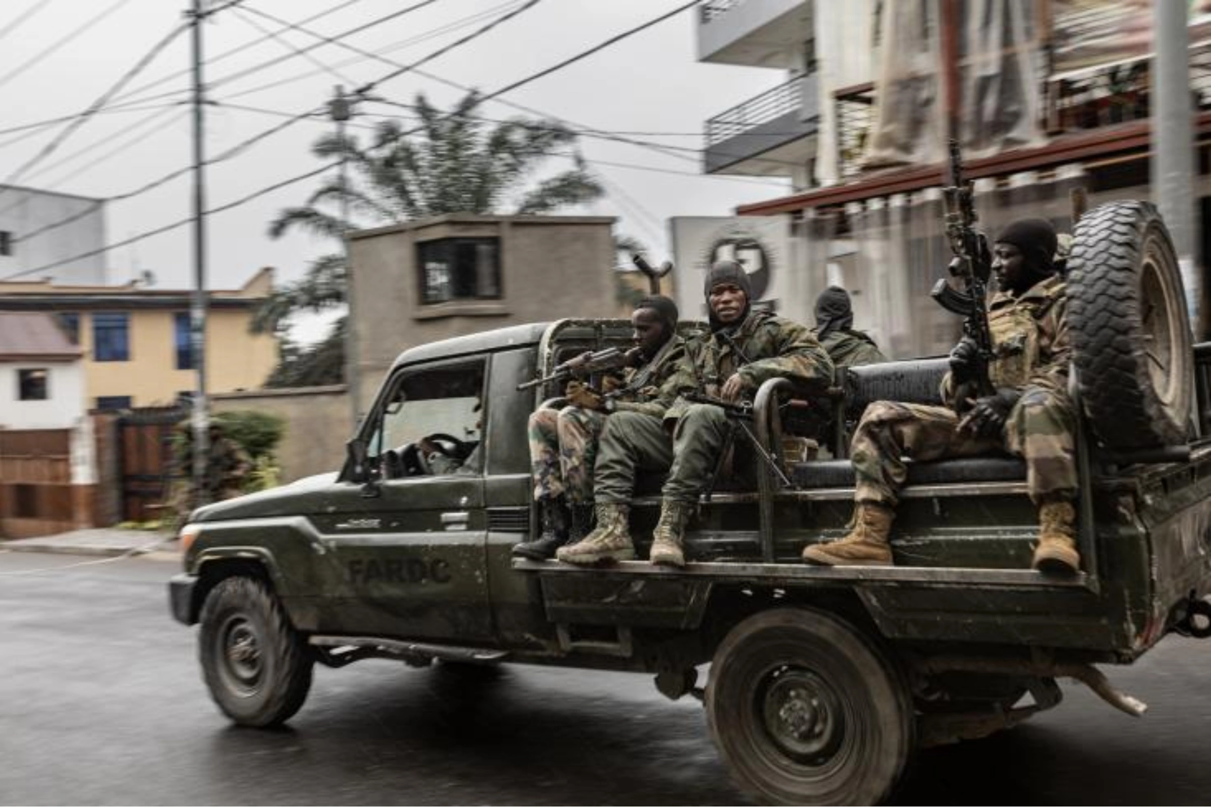 Le M23 dans les rues de Goma. © DR