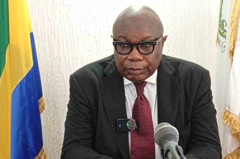 Maganga Moussavou, président du Parti social démocrate (PSD) 