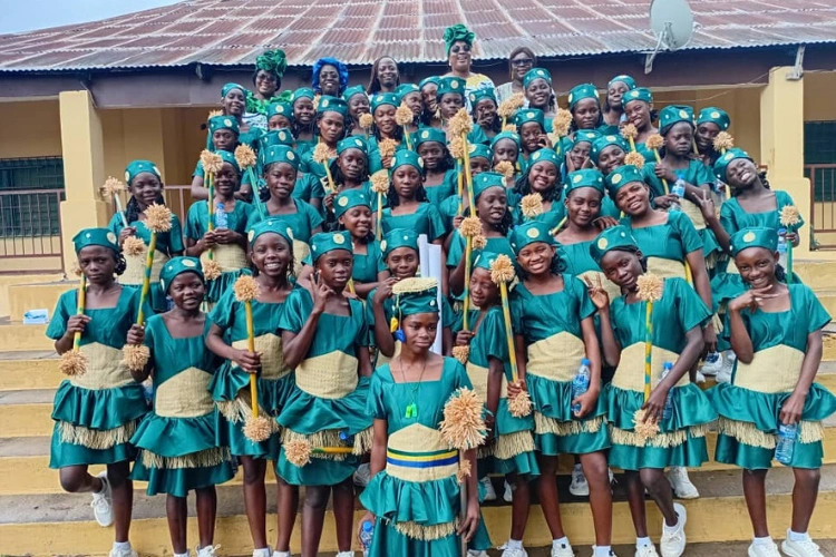 Les Majorettes de Mekambo, une fierté pour la Zadie.      