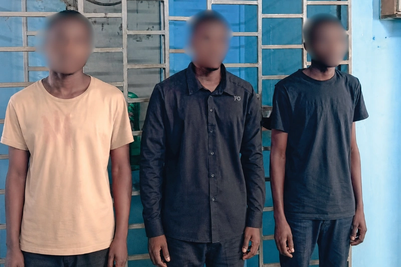 Les trois de malfrats présumés attendent leur audience en détention préventive
