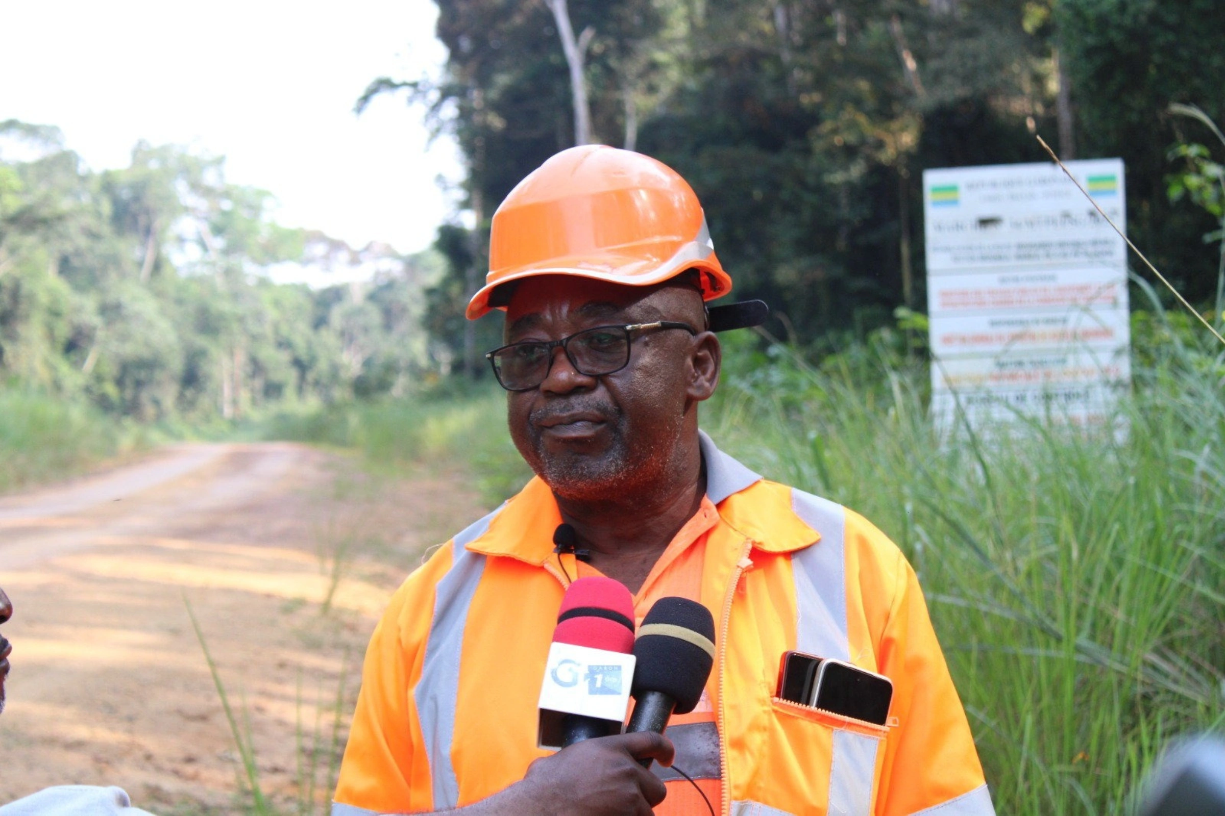 Étienne Nziengui, directeur provincial des TP de l'Ogooué-Lolo © Adjai Ntoutoume/L'Union