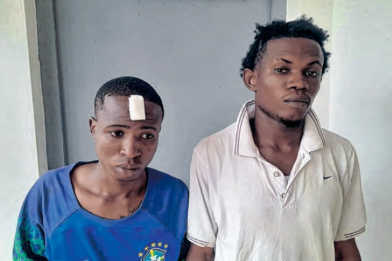 Ndolou Okouélé et Chrisny Mogho, présumés voleurs