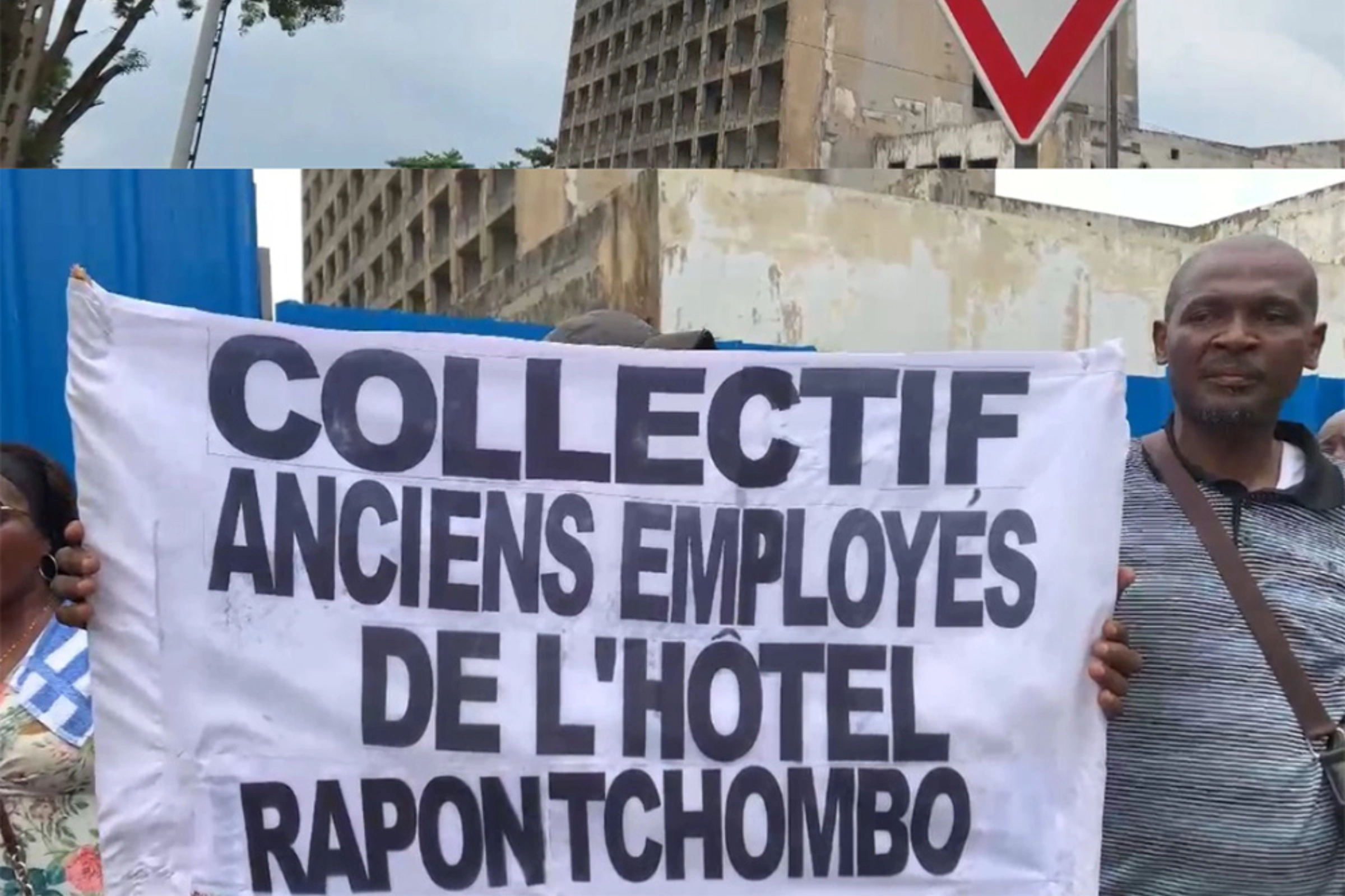 Les anciens employés du Novotel Rapontchombo. © DR