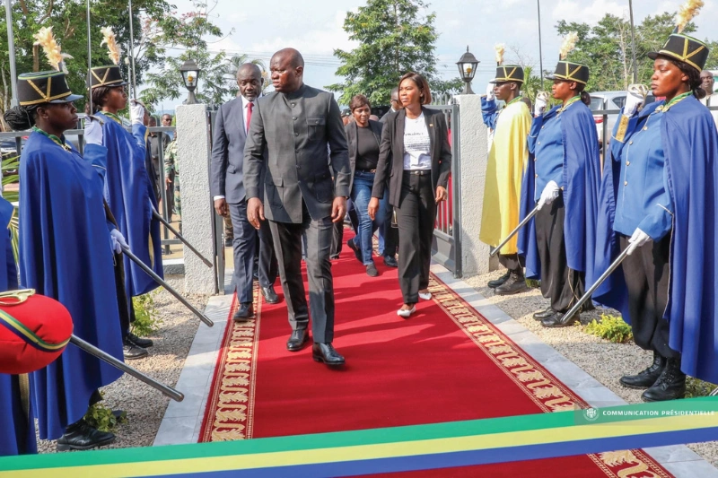 Le chef de l’Etat, Brice Clotaire Oligui Nguema, a procédé à une série d’inaugurations à Franceville.