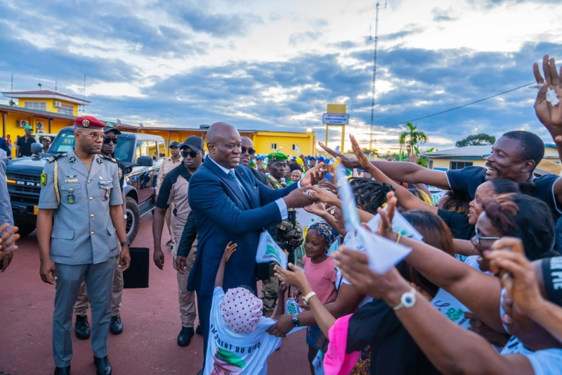 Oligui Nguema à Oyem depuis hier
