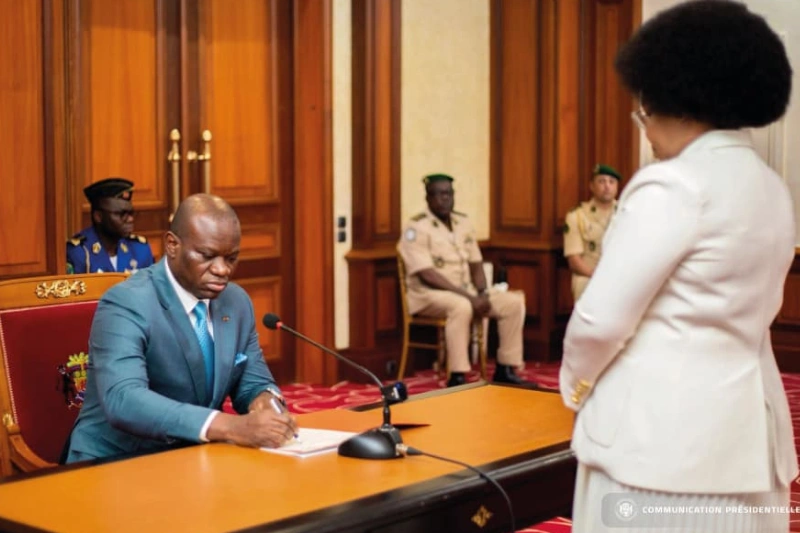 Brice Clotaire Oligui Nguema, président de la république gabonaise