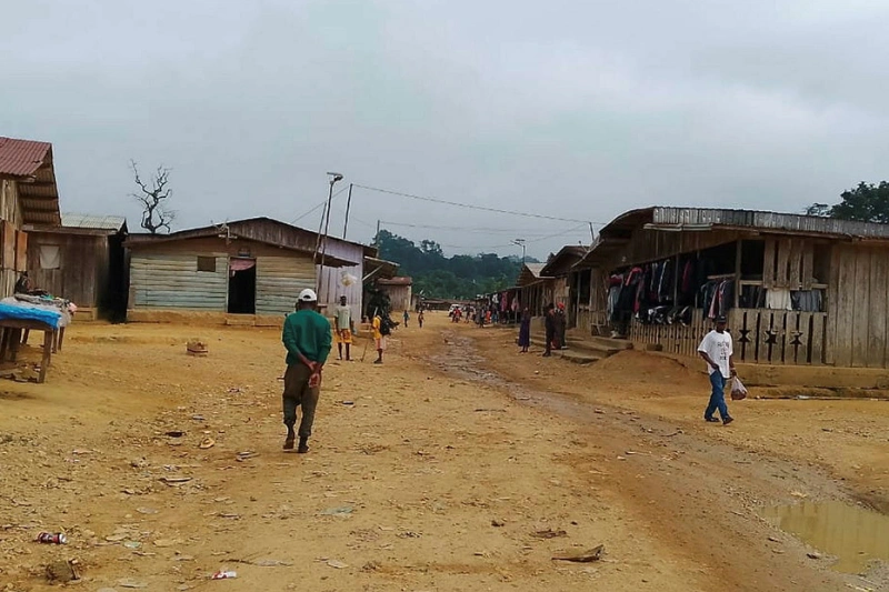 Un pan du regroupement de villages de Massima