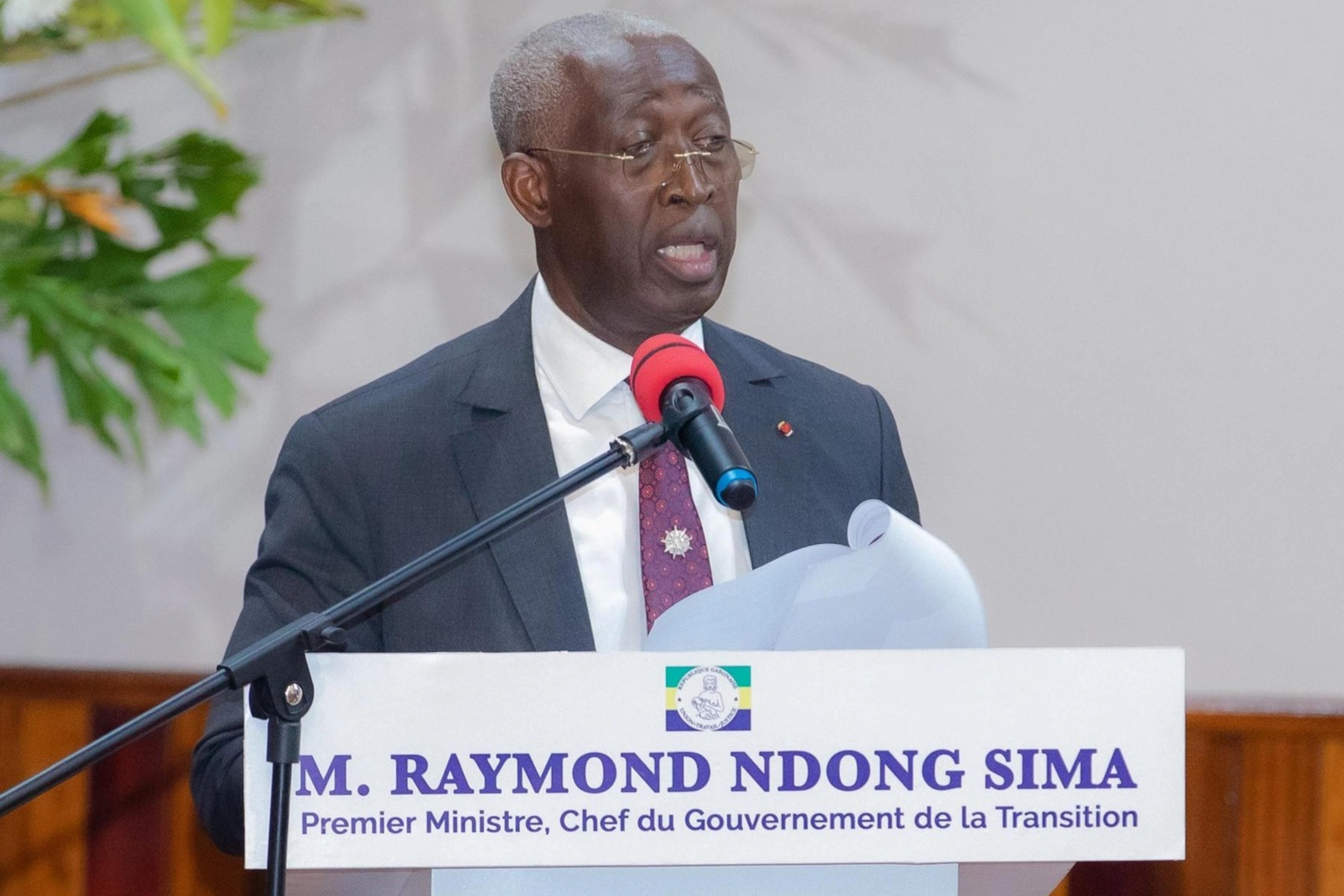 Raymond Ndong Sima. © DR