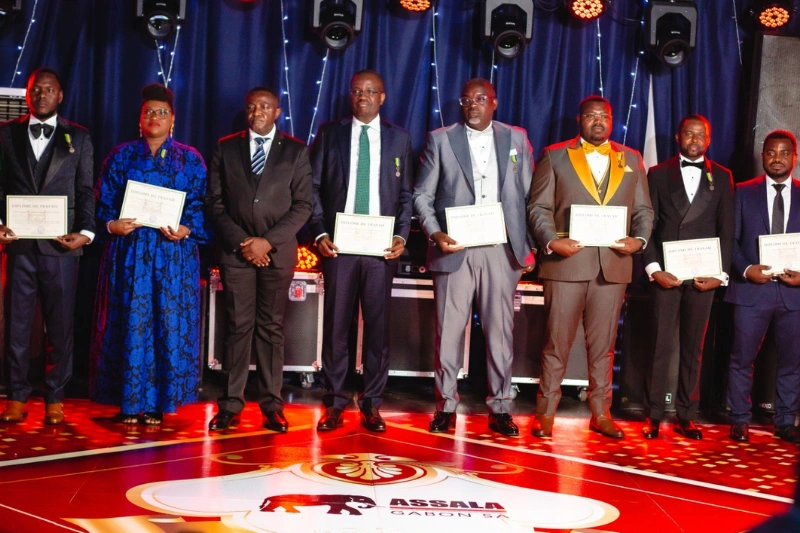 Port-Gentil : Assala Gabon honore 71 salariés de la médaille du travail