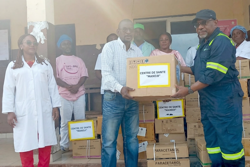 Mandji : le beau geste de Koreg au centre médical