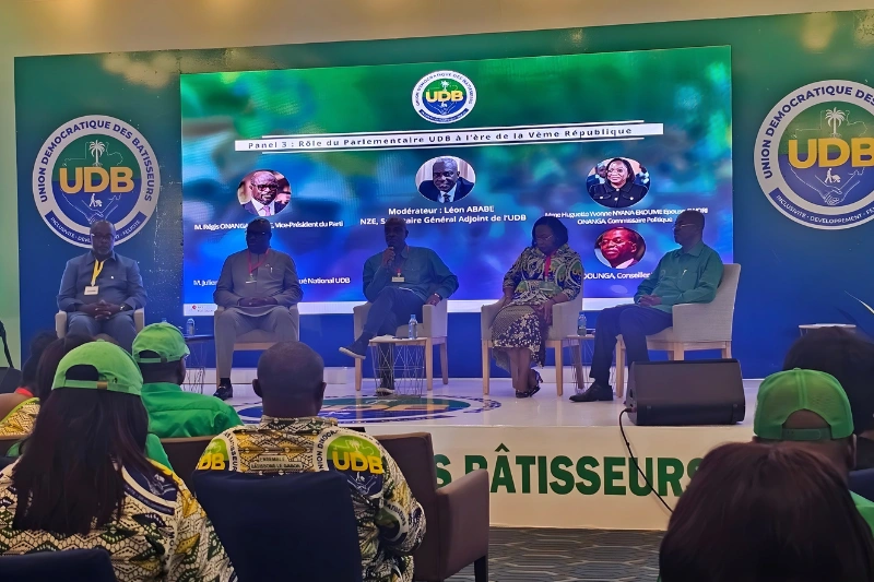 Grande rencontre du parti politique l'Union démocratique des bâtisseurs (UDB) 