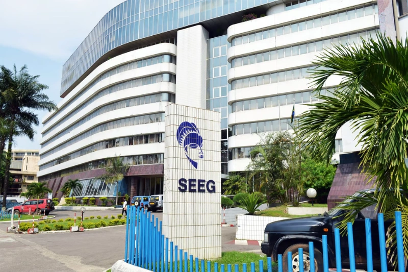 Le siège de la SEEG à Libreville. © DR