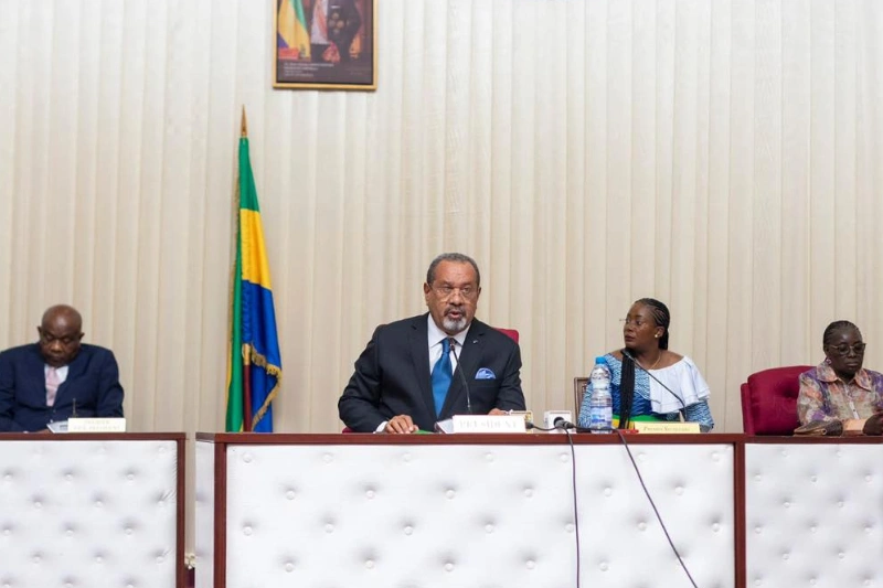 Guy-Bertrand Mapangou, président du Conseil Economique, Social, Economique, Environnemental et Culturel