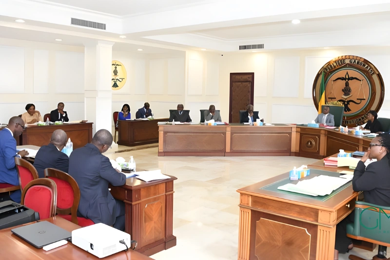 Thierry Minko, ministre de l'économie à la cour constitutionnelle