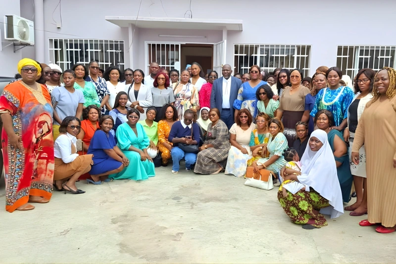 Les prestataires de la santé “mère-enfant” lors du lancement de l’atelier.