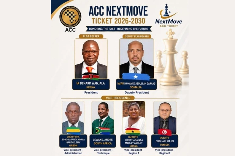 Échecs : le Gabona à la vice-présidence de la Confédération africaine