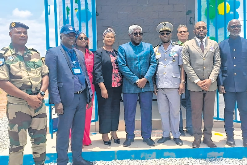 Oyem : de l'eau pour le 2e Bataillon d'infanterie et la population environnante