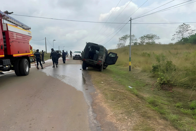Accident de circulation à Tchibanga