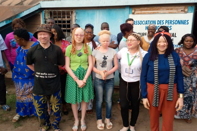 Albinisme : Faire entendre la voix des albinos à Franceville