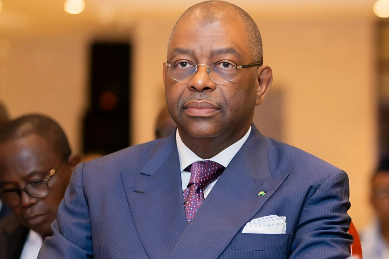 Le vice-président gabonais en charge du gouvernement, Alexandre Barro Chambrier