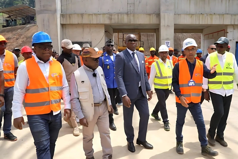 Visite du site de Kinguelé par le chef de l'Etat, Brice Clotaire Oligui Nguema