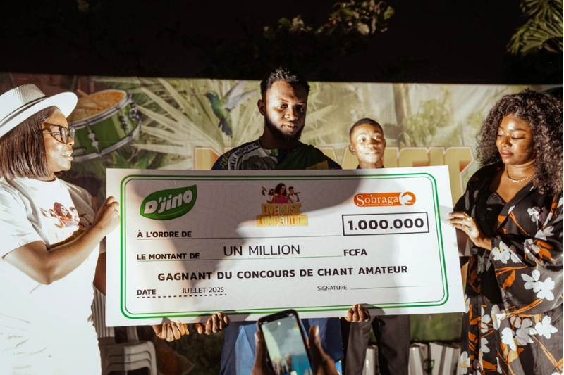 Aaron Louwamou sacré grand gagnant du Djino Live Music