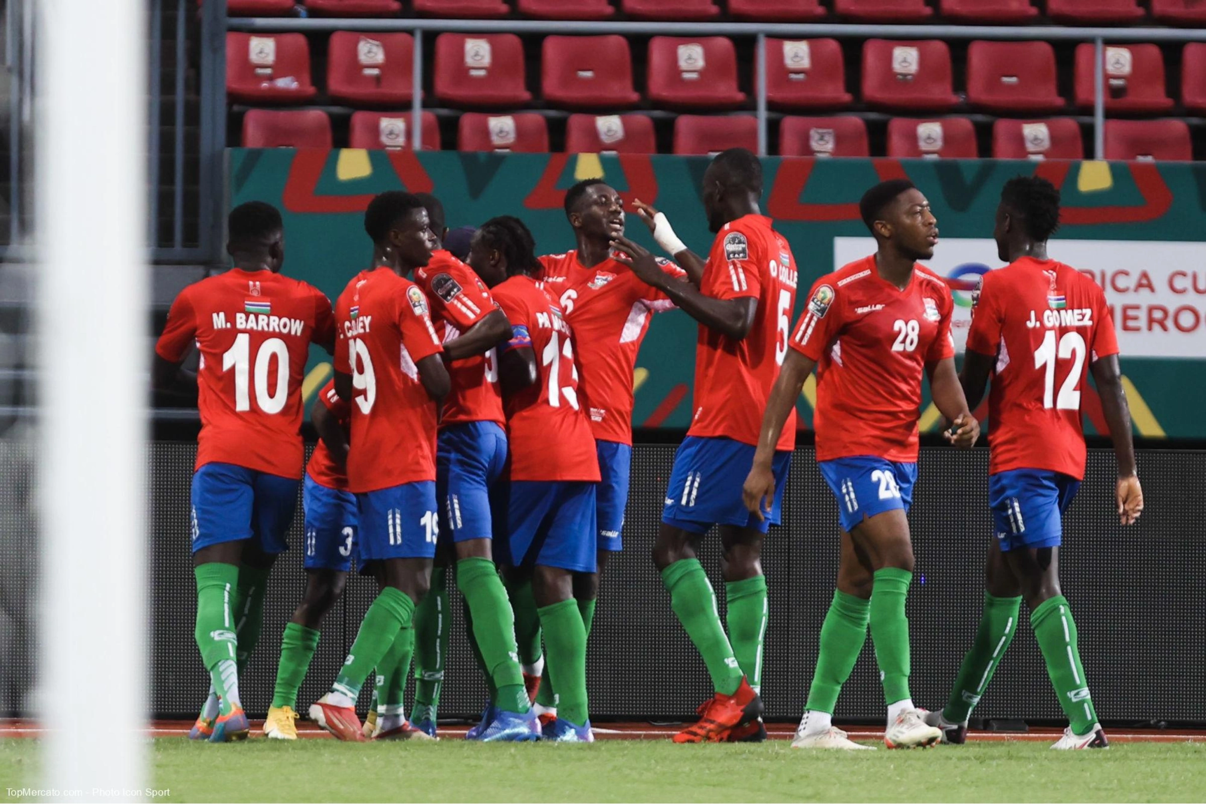 Les Gambiens ont laissé filer la victoire hier.