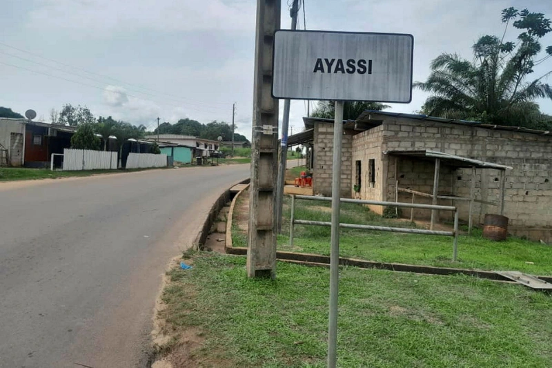Un pan du quartier Ayassi, lieu de la commission des faits. © Lea Daoud