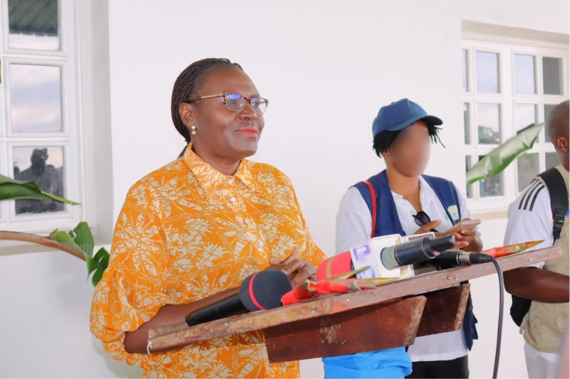 Odette Polo-Pandzou, ministre du Développement rural. © DR
