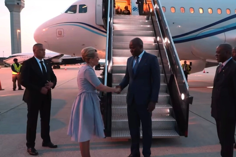 Arrivée du chef de l’Etat, Brice Clotaire Oligui Nguema à Washington DC. © DR