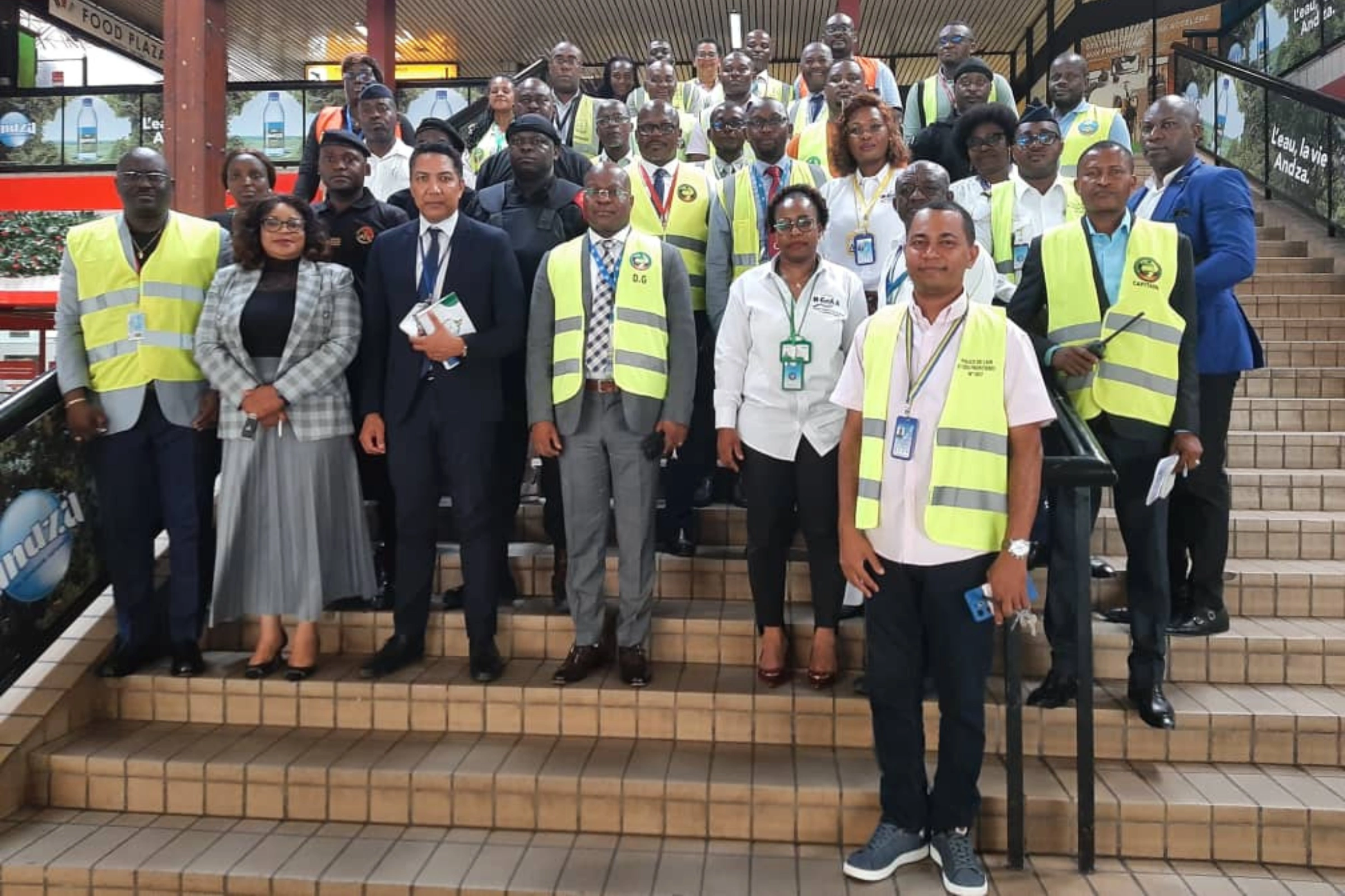 Les participants au terme de l’exercice d’évaluation.