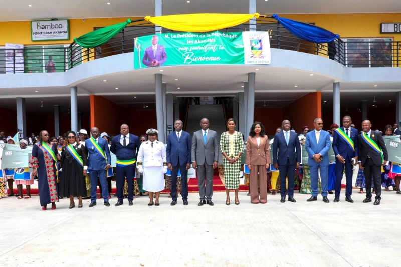 Le nouveau marché d’Akanda inauguré hier par le chef de l’Etat, Brice Clotaire Oligui Nguema.