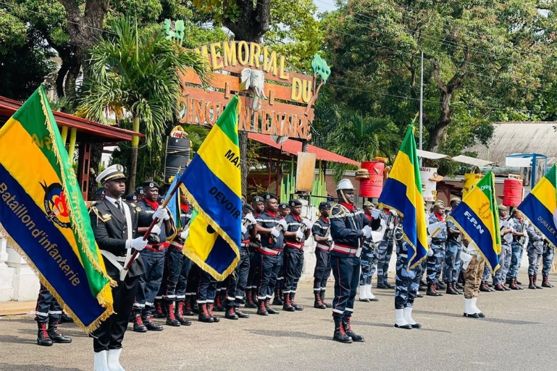 Journée nationale du drapeau : allégeance à l'emblème national à Port-Gentil