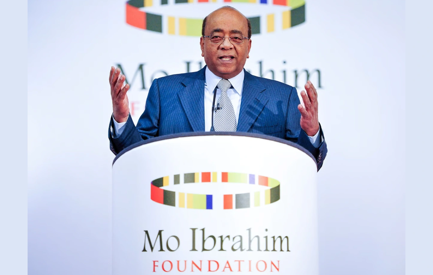 Le représentant de la fondation Mo Ibrahim © DR 