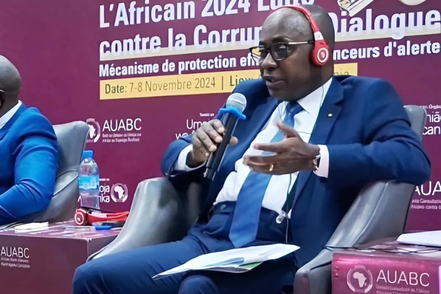 Nestor Mbou lors de la 8e édition du Dialogue africain © DR