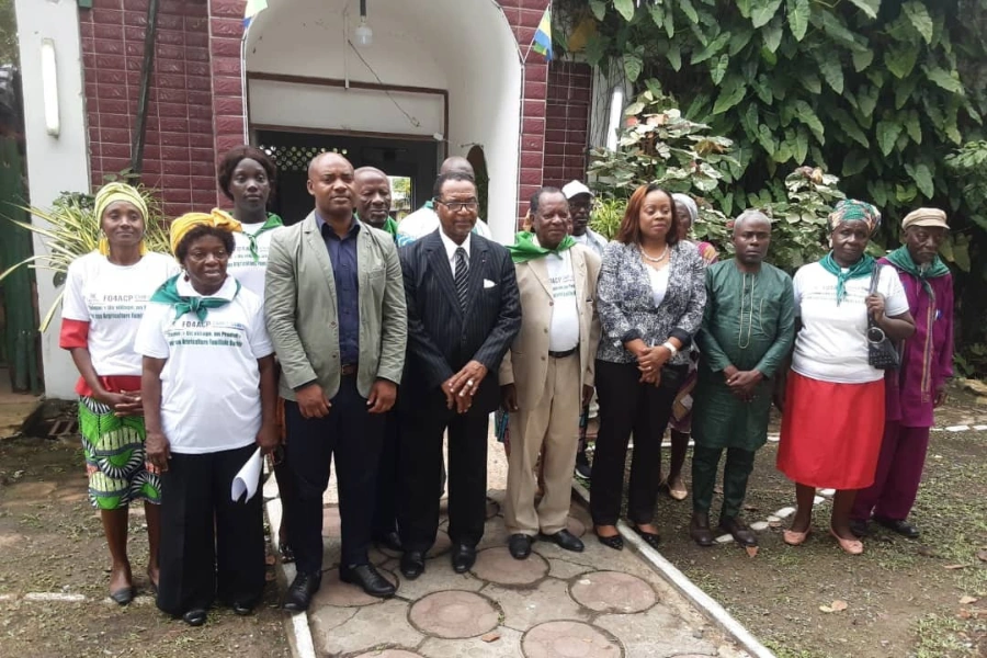 organisations des paysannes et producteurs du Gabon ( CNOP ). © DR 