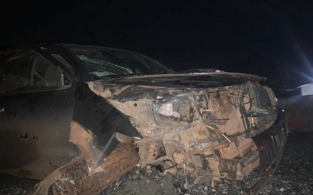 Une voiture accidenté. © DR