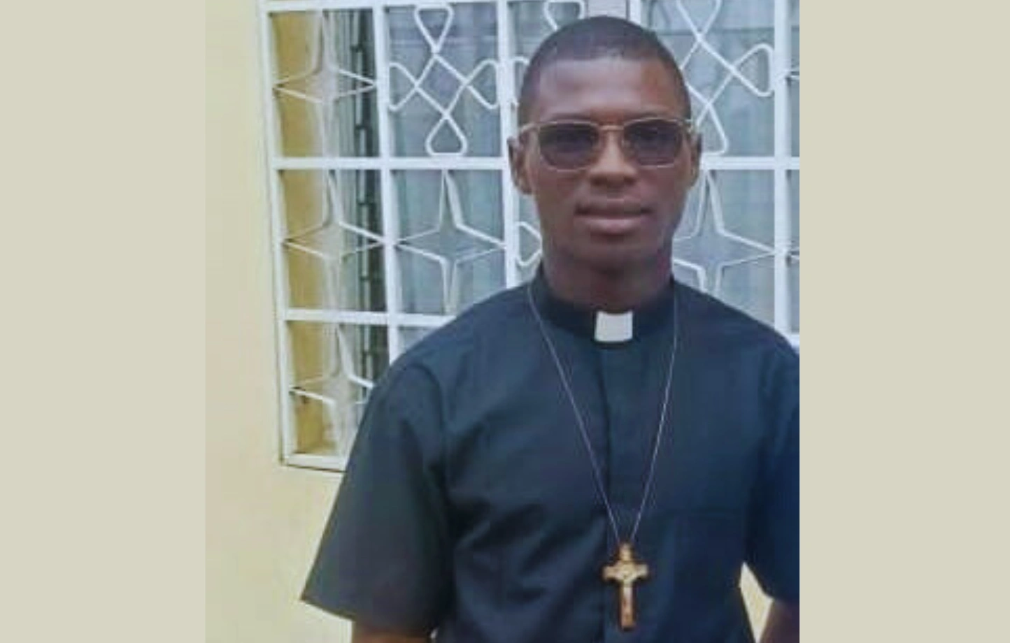 LePrêtre Christ Eddy Mombot Mbourou, porté disparu. © DR 