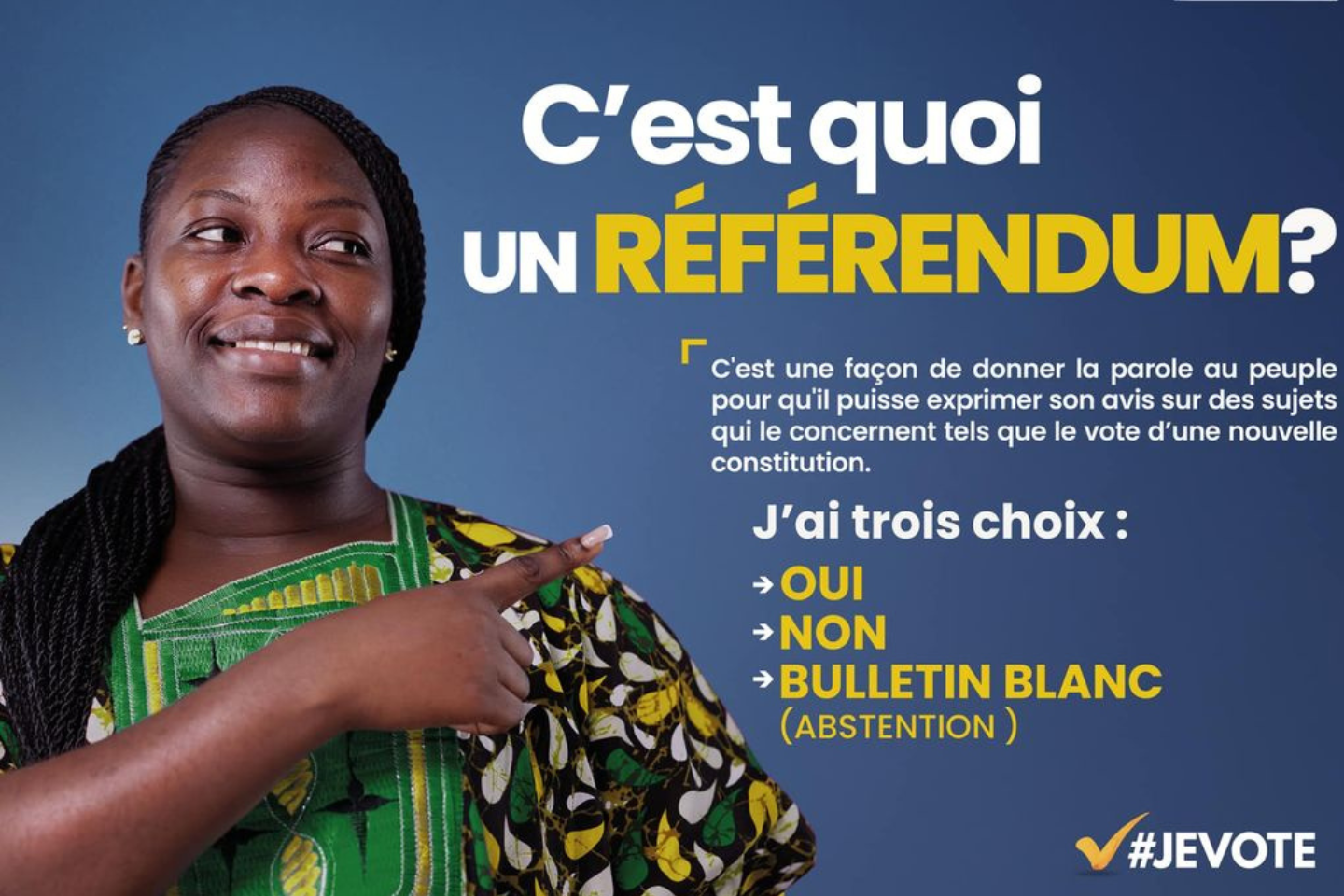 Affiche Campagne sensibilisation référendum © DR