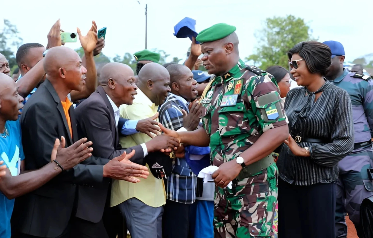 Le president Oligui Nguema et sa femme zita 