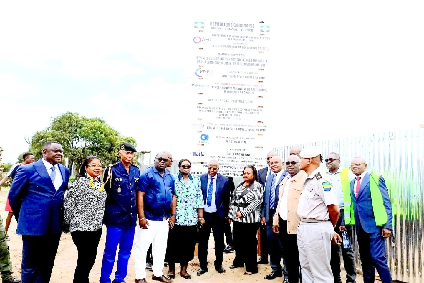 Port-Gentil/Projet Pise : Camelia Ntoutoume-Leclercq lance les travaux de la phase 2