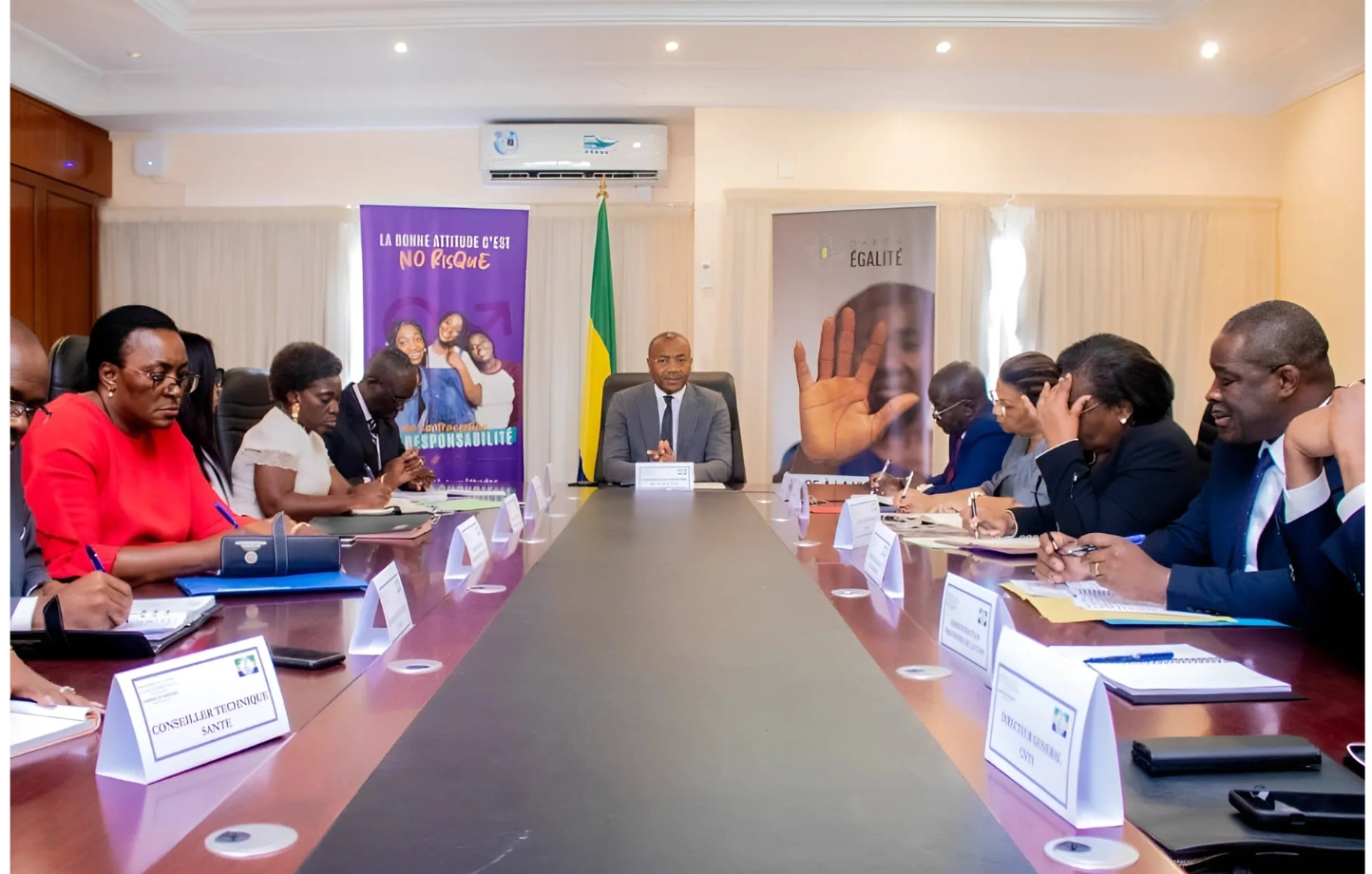 Une mission conjointe réunissant les agences de l’UNFPA, de l’UNICEF, de l’OMS et d’ONUSIDA, ainsi que la coordination du système des Nations Unies au Gabon