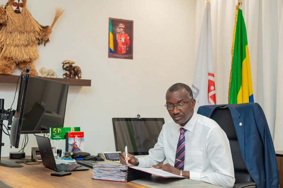 Marcelin Simba Ngabi, Directeur Général de Gabon Oil Company © DR