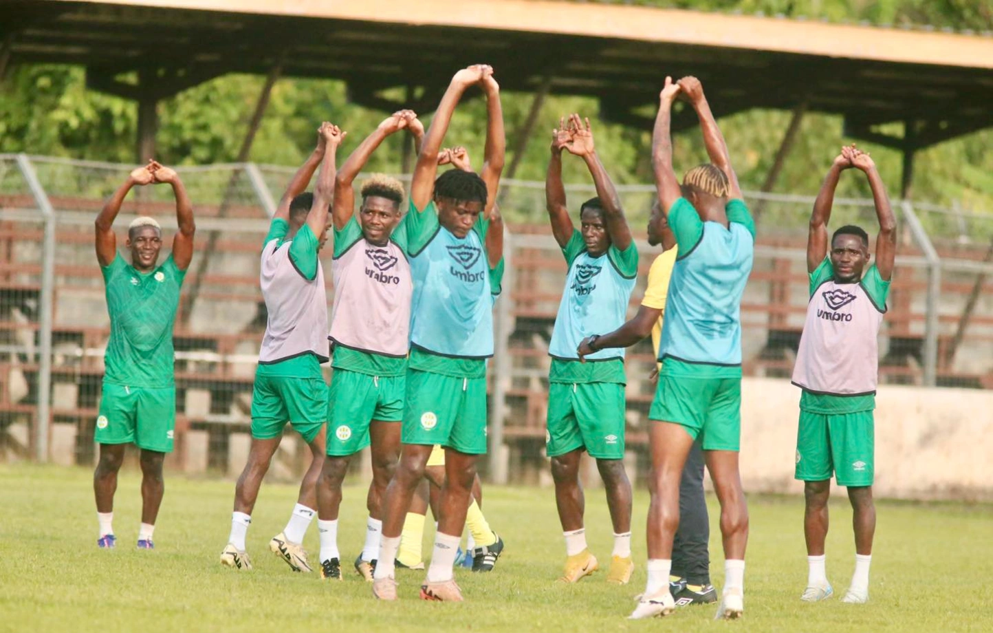 L'équipe mangasport aux entrainements © DR 