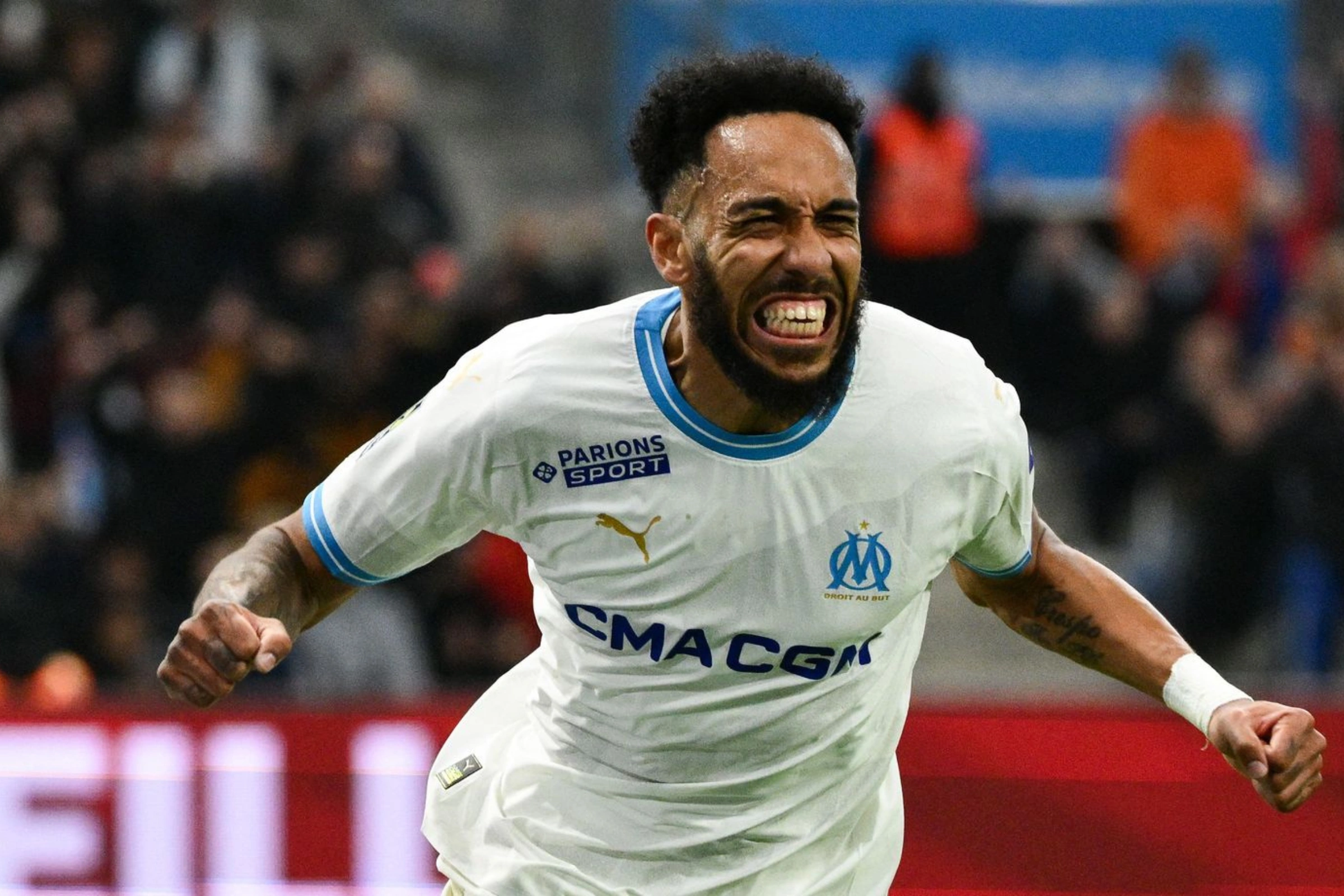 Pierre-Emerick Aubameyang sous les couleurs de l'Olympique de Marseille © DR