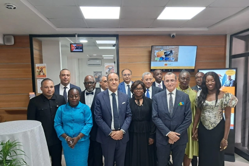 Le directoire de l’UGB lors de l’inauguration