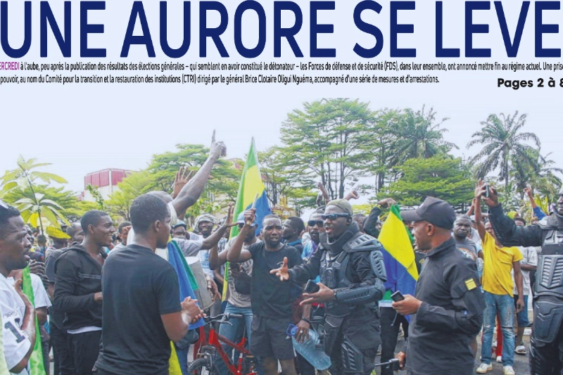 L'Union à travers ses "UNES" - Vendredi 1er Septembre 2023 | Une nouvelle page s'ouvre au Gabon !