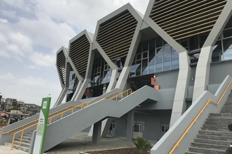 Le Palais des sports de Libreville aurait dû abriter ce samedi l’AG constitutive du PPB. © DR